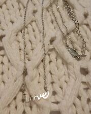 AV Max Love Charm Silver Necklace NEW