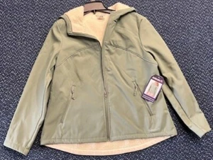 NWT Women's Avalanche Lined Soft Shell Jacket - Moss Green - Size XL - Picture 1 of 5