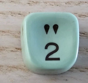 Genuine Original Hermes Baby 3000 Typewriter Key - 2 \ FREE SHIPPING - Picture 1 of 2