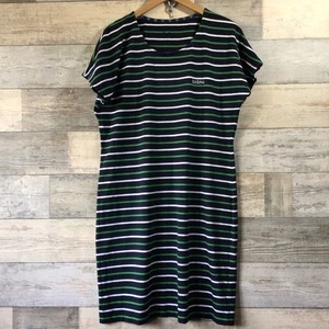 Barbour Navy/White/Green Striped “Heavenfield” T Shirt Dress Size 18 VGC - Picture 1 of 7