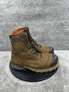 Timberland Pro Stiefel Herren Größe 14 Weite Boondock Composite Toe Arbeit Braun Leder - Bild 1 von 9