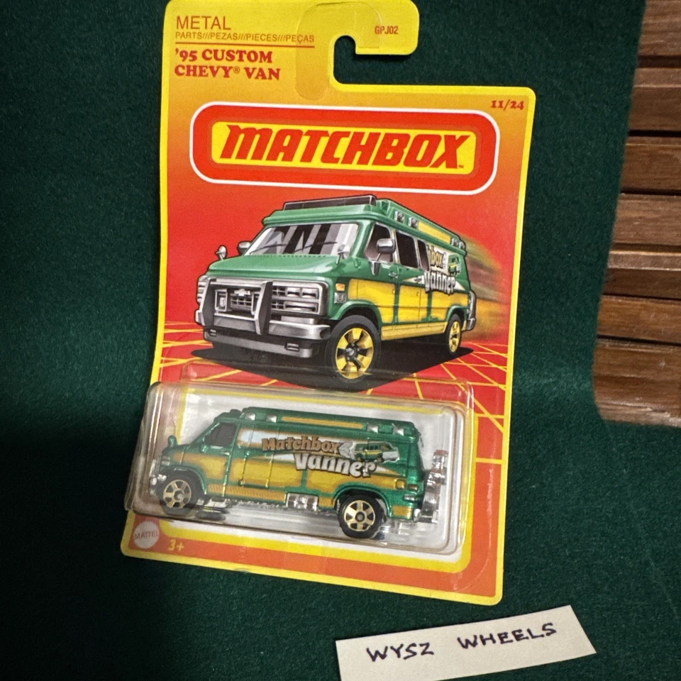 Furgoneta Chevy personalizada Matchbox Target 2020 exclusiva serie retro 95 Foto 1 de 1