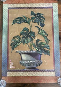 “Vine” Floral Art PRINTS By Yuriko Takata X 2 (Left And Right) - Picture 1 of 11
