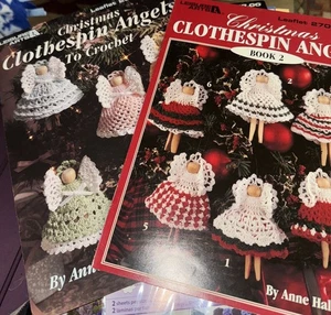 Lote de 2 Ángeles Pinza Navidad para Ganchillo | Artes Ocio 2518 y 2701 Libro 2 - Imagen 1 de 4