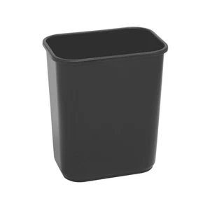 Cesta Highmark, 6,5 galones, 14-1/4"H x 10-1/8"W x 15"D, negra - Imagen 1 de 2
