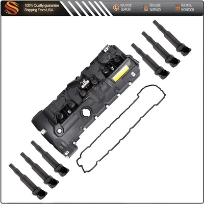 tampa da válvula junta e bobina de ignição compatível com BMW 128i 323i 328i 528i xDrive - Imagem 1 de 4