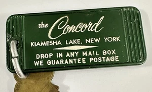The Concord Hotel Room Key Catskills Borscht Belt Kiamesha Lake, New York - Picture 1 of 2