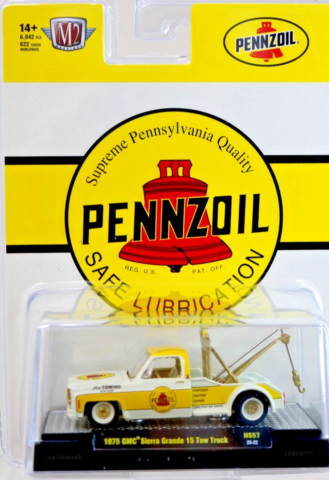 Camión de remolque Chase Square Body 1975 GMC Sierra Grande 15 escala 1/64 Foto 1 de 4