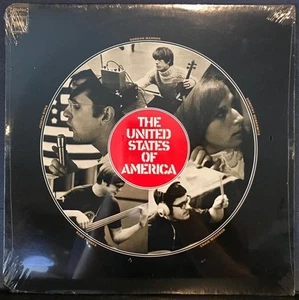 UNITED STATES OF AMERICA 1968 S/T LP~RARE RESEALED FIRST PRESS~CUT CORNERS~PSYCH - Picture 1 of 3