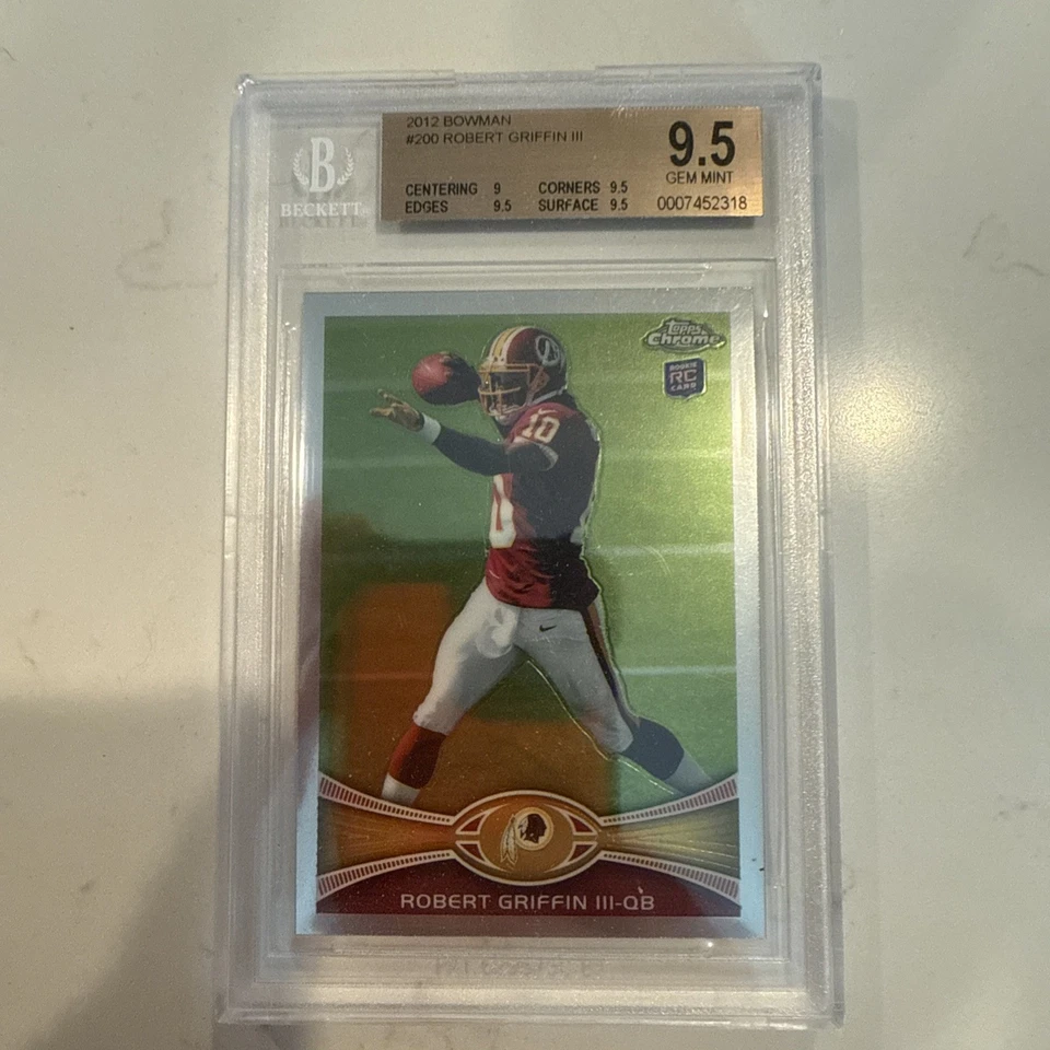 2012 Topps Chrome Robert Griffin BGS 9.5 Gem Mint RC - Image 1 of 1