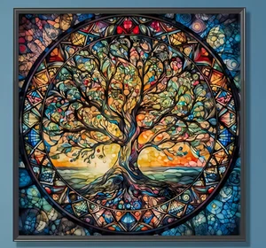 Tree of Life 5 Diamond Painting Art Kit for Adults  7.9x7.9" or 11.8x11.8" - Picture 1 of 4