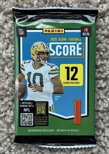 2025 Panini Score Football 12 Card Pack Factory Sealed Exclusive - Picture 1 of 2