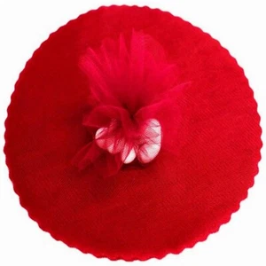 25 Scalloped tulle circles 9" wedding favor wrap - Picture 1 of 19