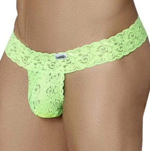 Tanga XL CandyMan Peek a Boo verde ligero 99316 3 - Imagen 1 de 5