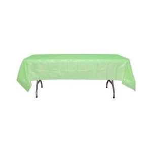 Mint Green Table Cover - Plastic Disposable - 54in. x 108in. (fdp90015) - Picture 1 of 1