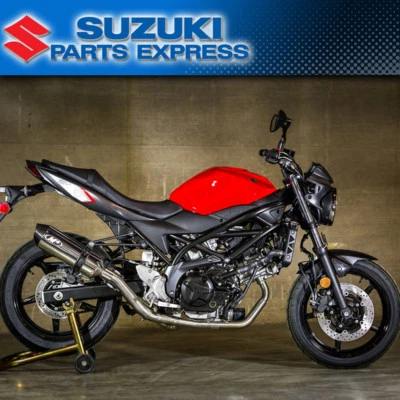 2017 - 2021 SUZUKI SV650 SV 650 M4 EXHAUST RACE FULL STAINLESS SYSTEM POLISHED - Image 1 of 2