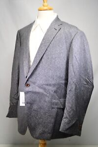 NWT S. Cohen Gray Speck Sport Coat Blazer Jacket Sarno Gray Bamboo Blend 46R