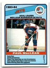 1984-85 O-Pee-Chee Paul MacLean Winnipeg Jets #371