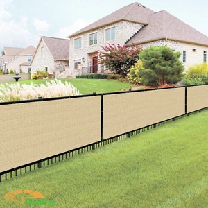 Sand 2 Fuß Zaun Sichtschutz Windschutz Netz Schatten Netz Abdeckung Garten Balkon - Bild 1 von 7