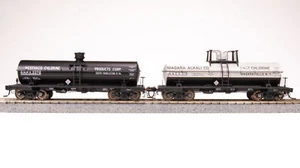 Broadway Limited 7663 HO Niagara Alkali, Westvaco 6000 Gallon Tank 2-Pack A - Picture 1 of 5