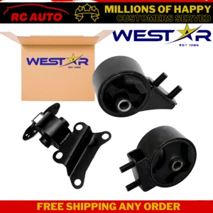 Engine Motor & Trans Mount Set for 1994-1997 Kia Sephia 1.6L for Manual 3PCS - Picture 1 of 4