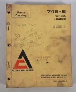 Allis Chalmers 745-B Radlader Teilekatalog - Bild 1 von 5