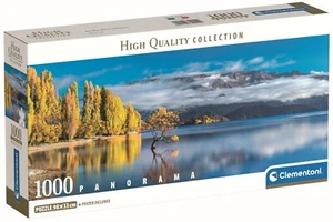 NEW Clementoni Panorama Jigsaw Puzzle 1000 Pieces 39942 Wanaka's Golden Reflect - Imagen 1 de 2