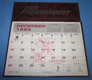 Piedmont Airlines ~ Desktop Calendar for 1987 - Picture 1 of 5