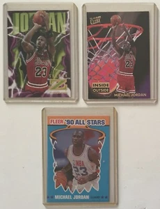 Michael Jordan Fleer 1990 All-Stars 5, Ultra 1993-94 4, 1996 Skybox Z Force 11 - Picture 1 of 5