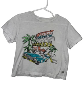 Camiseta Stella McCartney Niños Pequeños 4 Blanca Arlo Drive-In Arlo Manga Corta *LEER* - Imagen 1 de 15