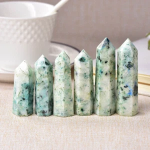 1 Pc Obelisk Quartz Crystal Hexagonal Prism Phoenix Stone Reiki Wand Natural - Picture 1 of 5