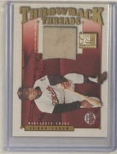 ROD CAREW 2002 DONRUSS THROWBACK THREADS GAME WORN JERSEY RELIC #019/100  TWINS