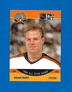 #360 BRIAN PROPP ERROR REVERSED BACK 1990-91 PRO SET ALL STAR FLYERS AS NHL - Picture 1 of 2