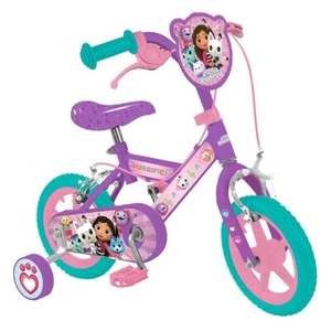 Gabby's Dollhouse My First 12" Bike Adjustable Handle Bar Removable Stabilizers - Picture 1 of 5