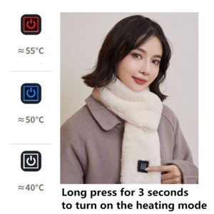 Warmer Shawl Electric Heated Scarf Neck Wrap Electric Winter Warmer - Picture 1 of 11
