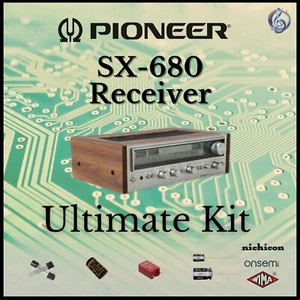 Pioneer SX-680 Receiver Ultimate Upgrade Kit Genuine Parts Restoration - Picture 1 of 4