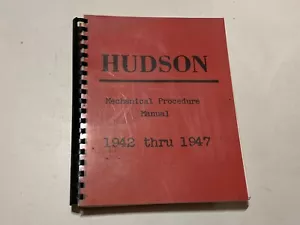 1942 1943 1944 1945 1946 1947 HUDSON MECHANICAL PROCEDURE MANUAL - Picture 1 of 24