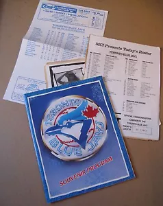 1992 Toronto Blue Jays Dunedin Spring Training Program vs Boston Red Sox - Picture 1 of 1