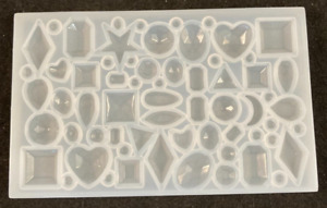 Small Gem Mold - Epoxy Resin Silicone Mold - Approx. 2 1/2" x 4 1/4"