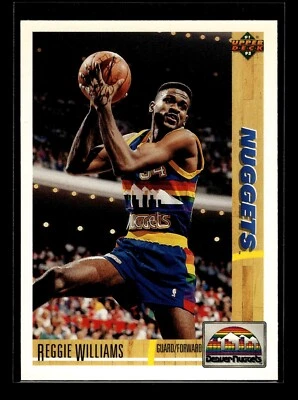 1991-92 Upper Deck 92 LOGO HOLO #206 Reggie Williams (EX)(BSK) - Image 1 of 2