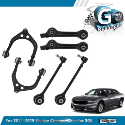 Brazo de control delantero superior e inferior 6 piezas para Dodge Charger 300 2011 2012-2019 tracción trasera Foto 1 de 4