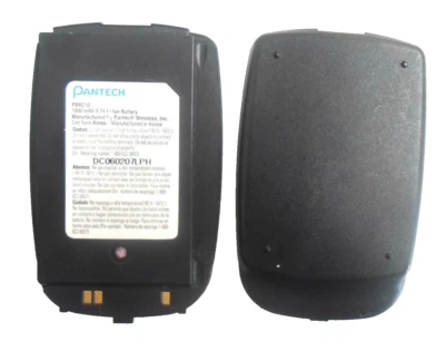 Repuesto de tapa trasera de puerta de batería para Pantech PBR210 PN210 OEM negro externo Foto 1 de 4
