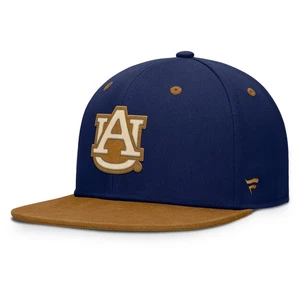 Men's Fanatics Navy/Brown Auburn Tigers NoBo Fitted Hat - Picture 1 of 4