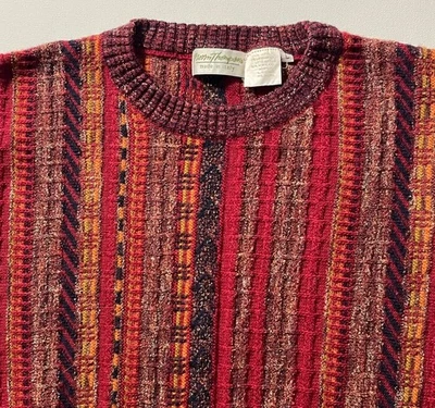 Suéter Norm Thompson Vintage Mezcla Lana Para Hombre L Texturizado Multicolor Foto 1 de 4