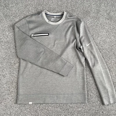 Nike Golf Sport Mens Pullover Shirt Sweatshirt Gray Dri Fit Size Medium - Image 1 of 4