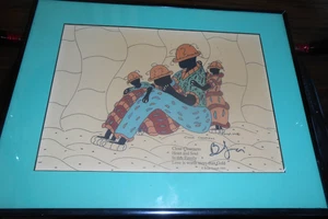 Gerahmte Brian Joseph signed Litho handsigniert Lithographie "Close Closeess" 1989 - Bild 1 von 4