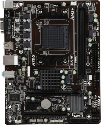 GIGABYTE GA-78LMT-S2 AMD 760G AM3 AM3+ DDR3 motherboard MATX Tested - Image 1 of 3