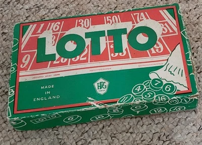 Lotto Board Game, made by HPG, box is 7.5"x5", good condition, up to 12 players - Image 1 of 4