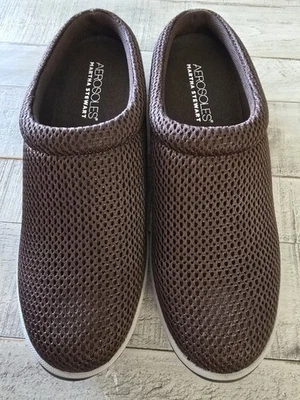 NUEVOS ZUECOS PARA MUJER AEROSOLES MARTHA STEWART NICOLE MARRÓN OSCURO TALLA 8 Foto 1 de 4