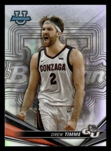 Drew Timme Bowman U Best REFRACTOR #100 Gonzaga ROOKIE - Picture 1 of 2
